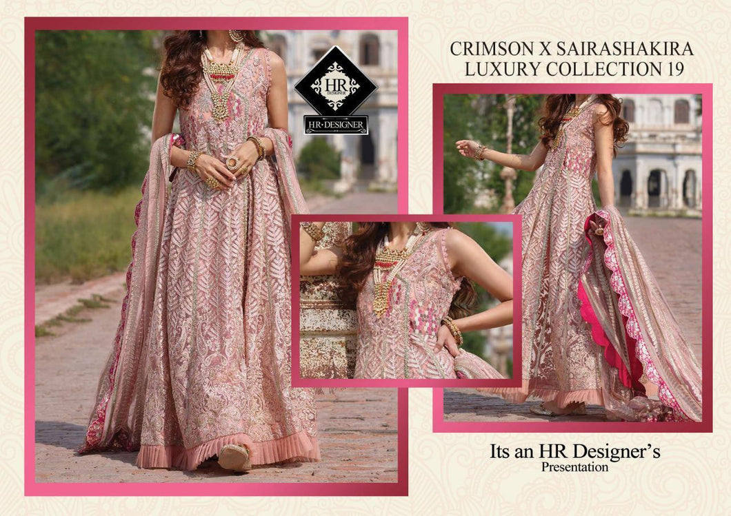 CRIMSON X SAIRA SHAKIRA LUXURY NET EMBROIDERED MAXI COLLECTION