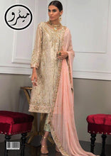 Load image into Gallery viewer, Aliza Bridal Mehsoori Embroidery Suit WIth Chiffon Embroidered Dupatta
